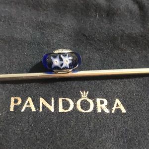 Authentic PANDORA Starry Night Murano Charm